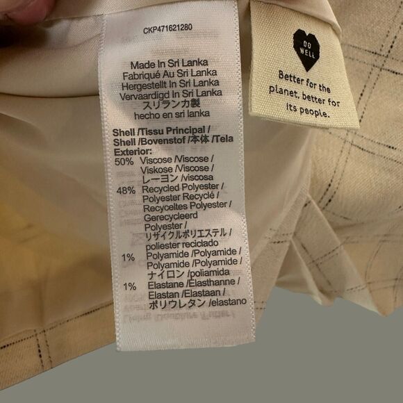 Madewell Cream Plaid Blazer - Picture 10 of 11